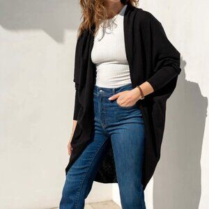 Mersea Chelsea Kimono Black OS NWT